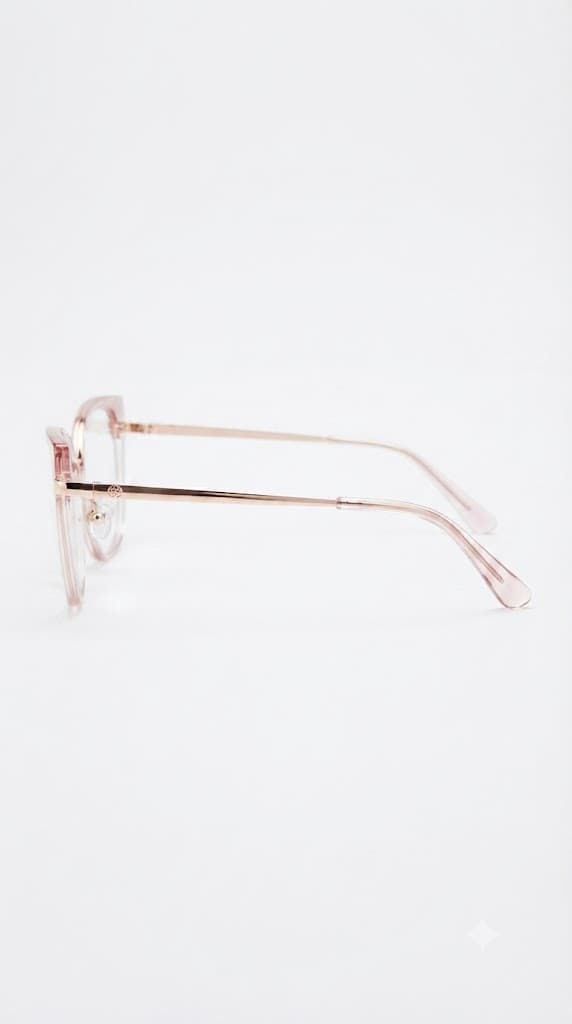 Crystal Pink Cat-Eye Optical (Ladies' Optical) - angle view 2 - St Mary Optical Kenya