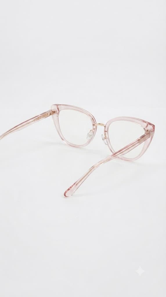 Crystal Pink Cat-Eye Optical (Ladies' Optical) - angle view 3 - St Mary Optical Kenya