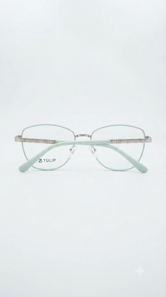 Mint Green Geometric Optical (Unisex Optical) - angle view 5 - St Mary Optical Kenya