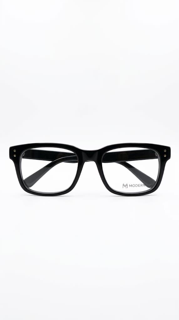 Modern Classic Black Square Optical (Unisex Optical) - angle view 4 - St Mary Optical Kenya