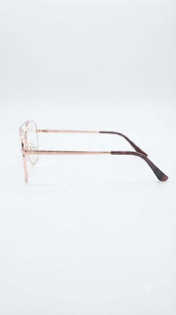 Rose Gold Aviator Optical (Unisex Optical) - angle view 2 - St Mary Optical Kenya