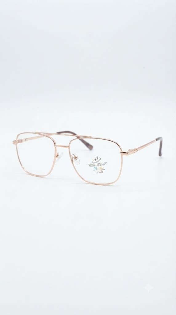 Rose Gold Aviator Optical - Unisex Optical designer prescription eyewear frame at St Mary Optical Kenya