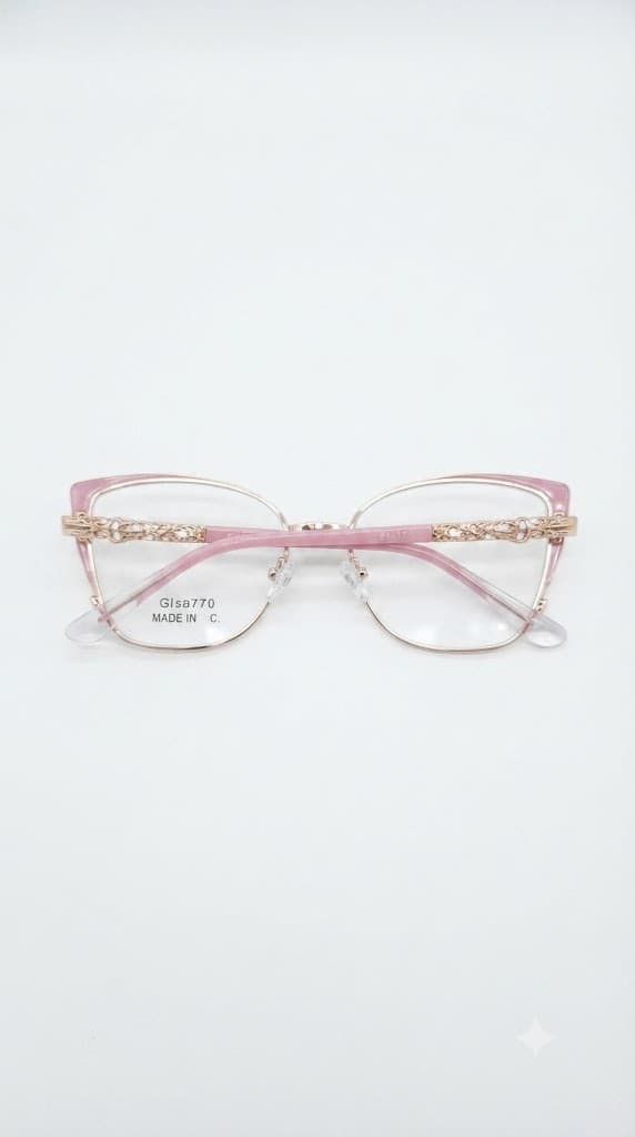 Rose Gold Cat-Eye Optical (Ladies' Optical) - angle view 5 - St Mary Optical Kenya