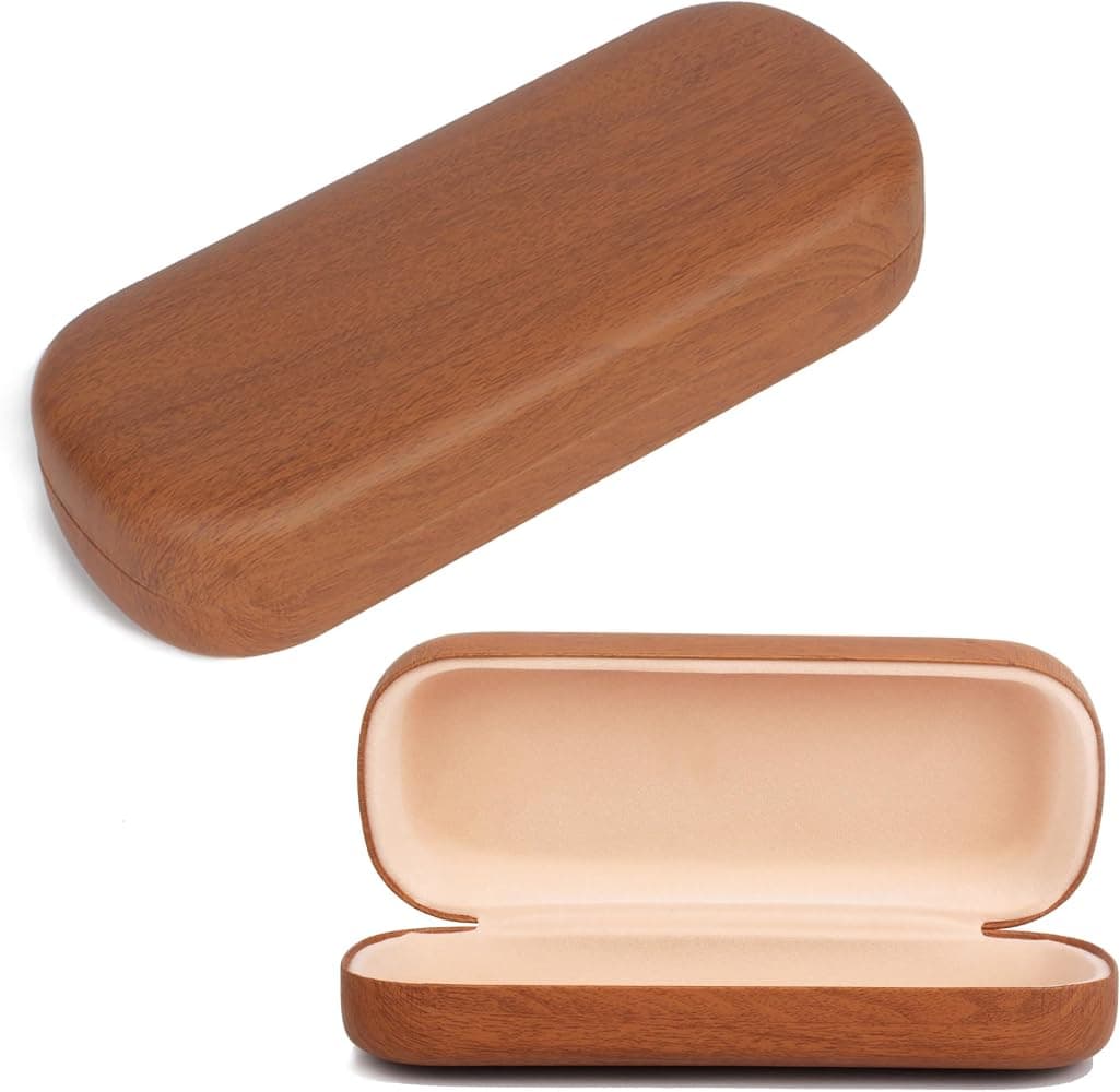 Artisan Walnut Case (Storage) - angle view 3 - St Mary Optical Kenya
